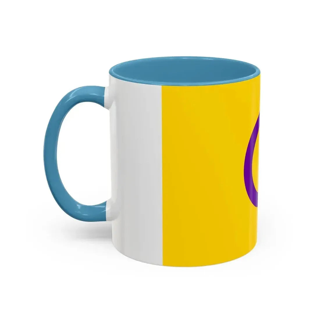 Intersex Pride Flag - Accent Coffee Mug - Go Mug Yourself