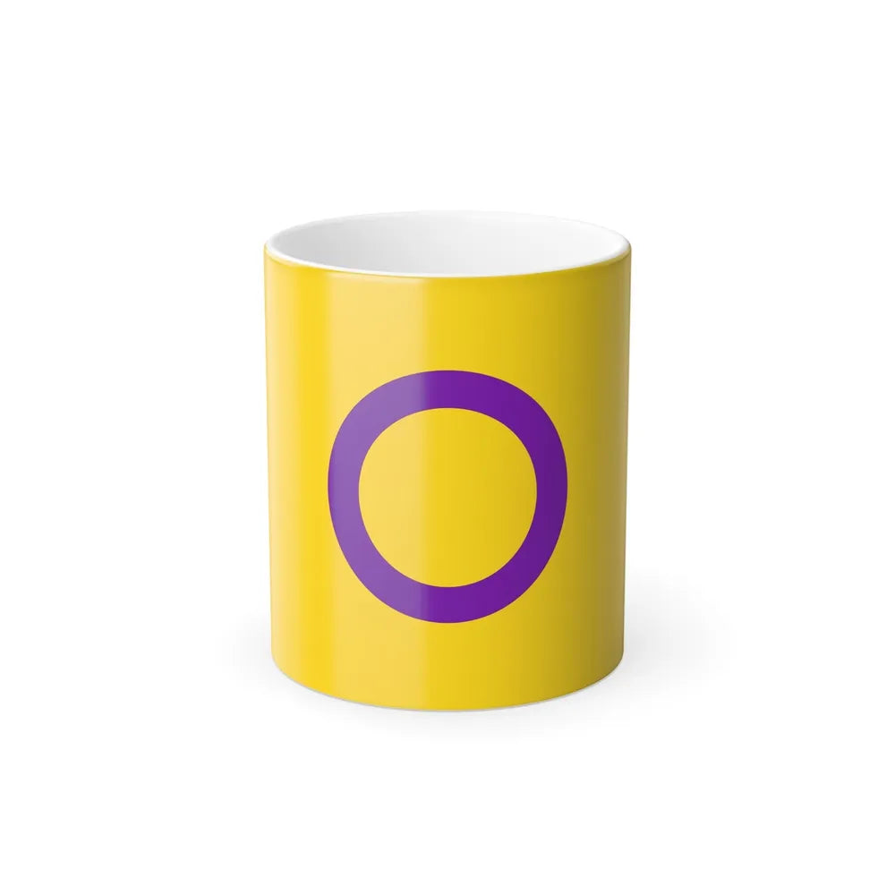 Intersex Pride Flag - Color Changing Mug 11oz-11oz-Go Mug Yourself