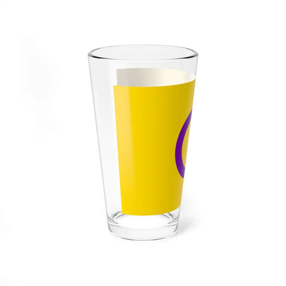 Intersex Pride Flag - Pint Glass 16oz-Go Mug Yourself