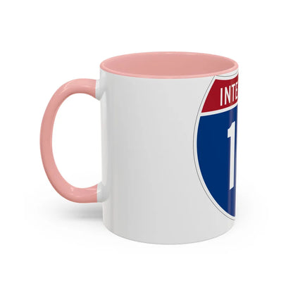 Interstate 10 (U.S. Highways) Accent Coffee Mug-Go Mug Yourself