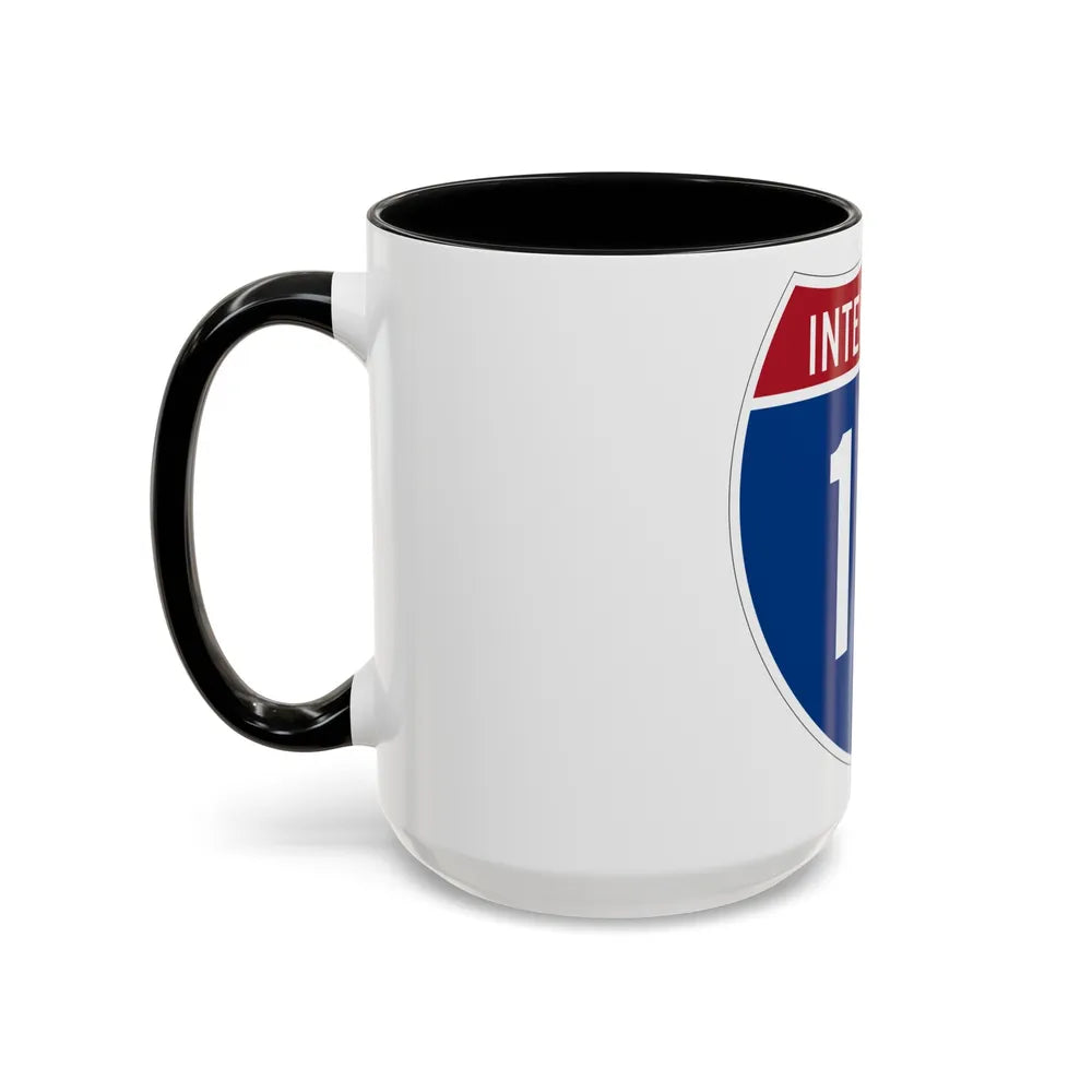 Interstate 10 (U.S. Highways) Accent Coffee Mug-Go Mug Yourself