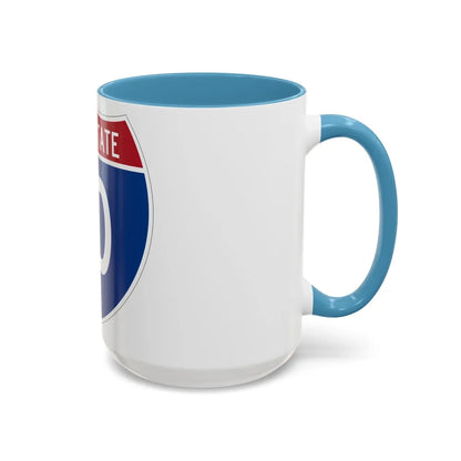 Interstate 10 (U.S. Highways) Accent Coffee Mug-Go Mug Yourself