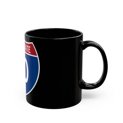 Interstate 10 (U.S. Highways) Black Coffee Mug-Go Mug Yourself