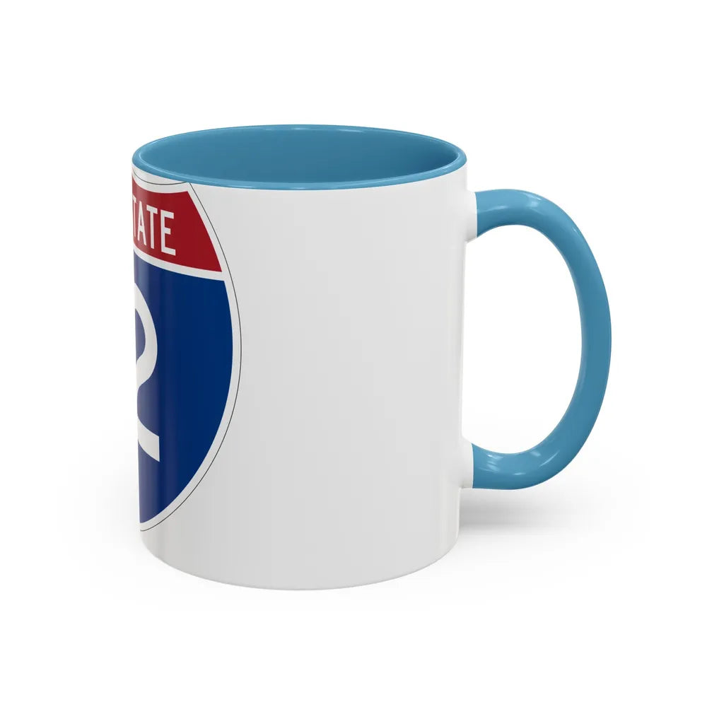 Interstate 12 (U.S. Highways) Accent Coffee Mug-Go Mug Yourself