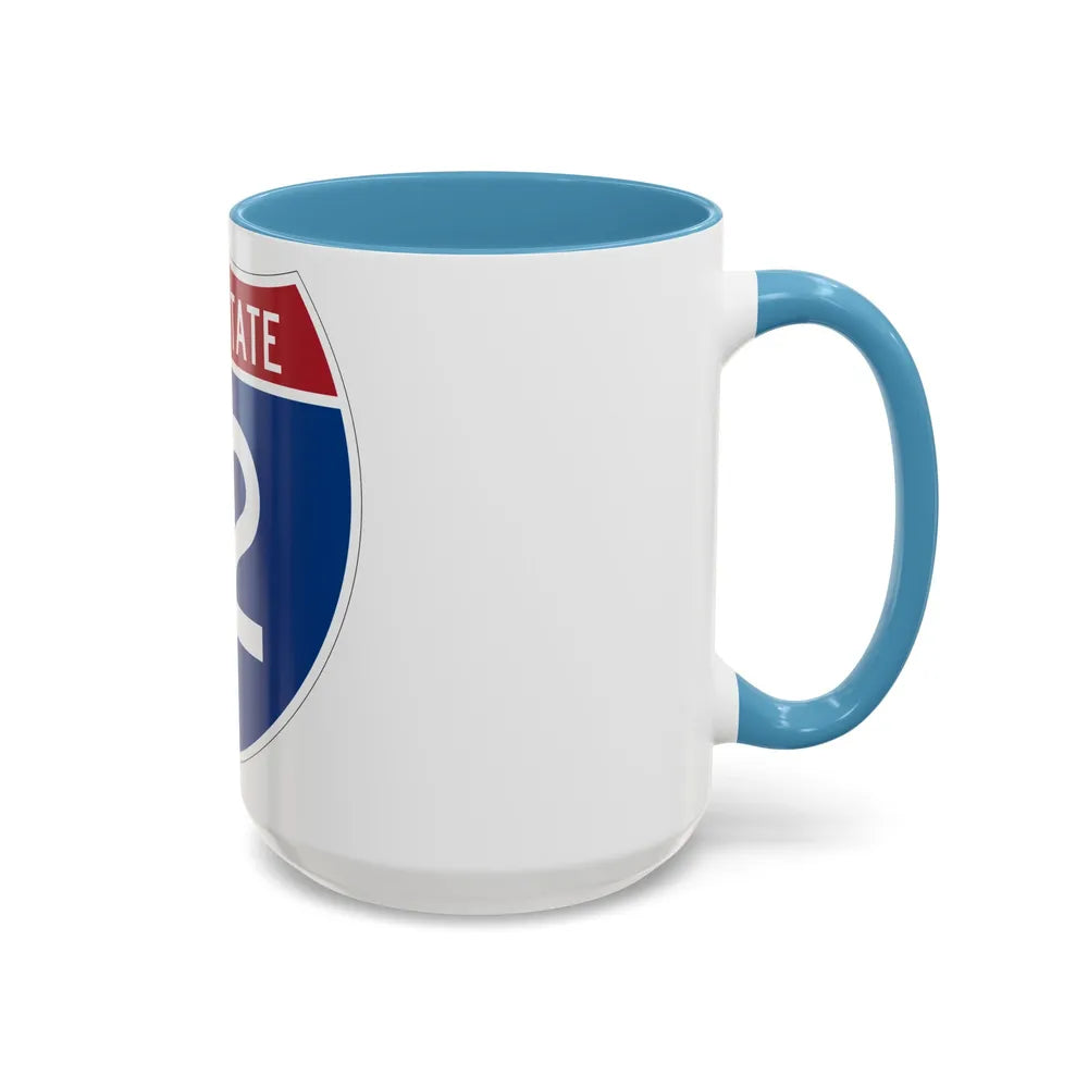 Interstate 12 (U.S. Highways) Accent Coffee Mug-Go Mug Yourself