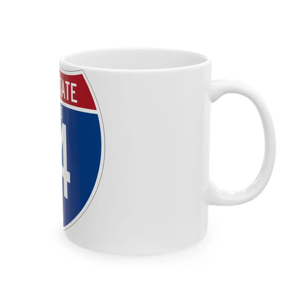 Interstate 14 (U.S. Highways) White Coffee Mug-Go Mug Yourself