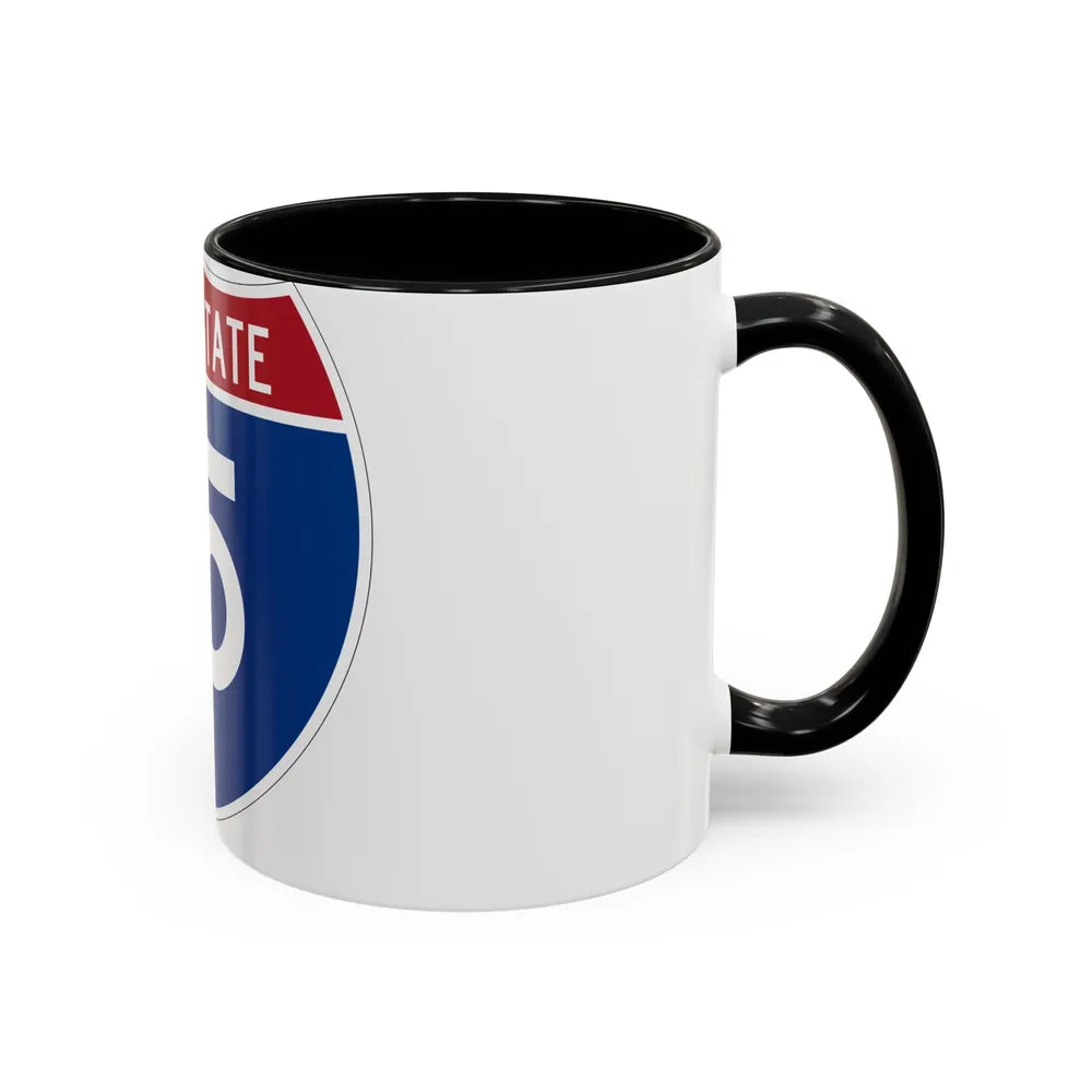 Interstate 15 (U.S. Highways) Accent Coffee Mug-Go Mug Yourself