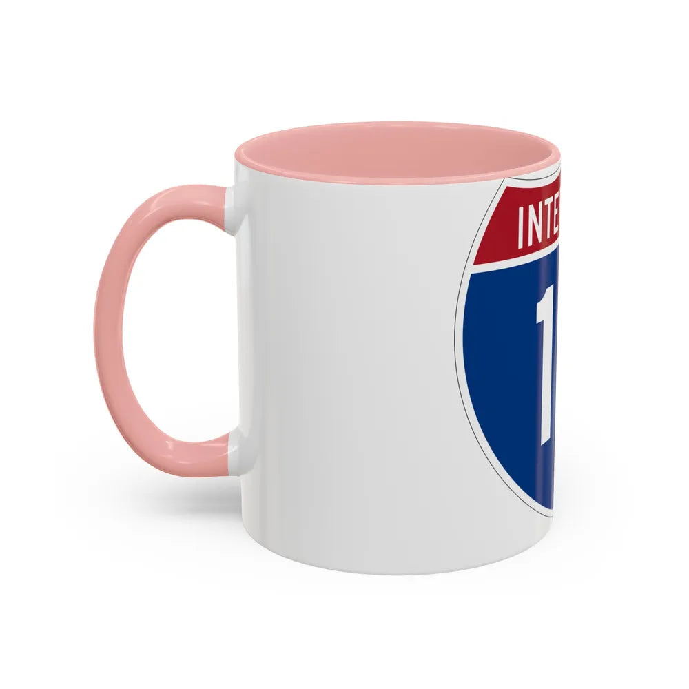 Interstate 15 (U.S. Highways) Accent Coffee Mug-Go Mug Yourself