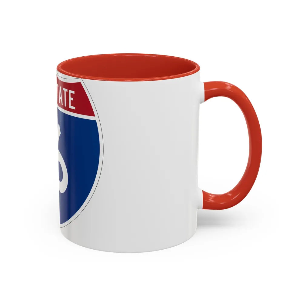 Interstate 16 (U.S. Highways) Accent Coffee Mug-Go Mug Yourself