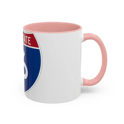 Interstate 16 (U.S. Highways) Accent Coffee Mug - Go Mug Yourself