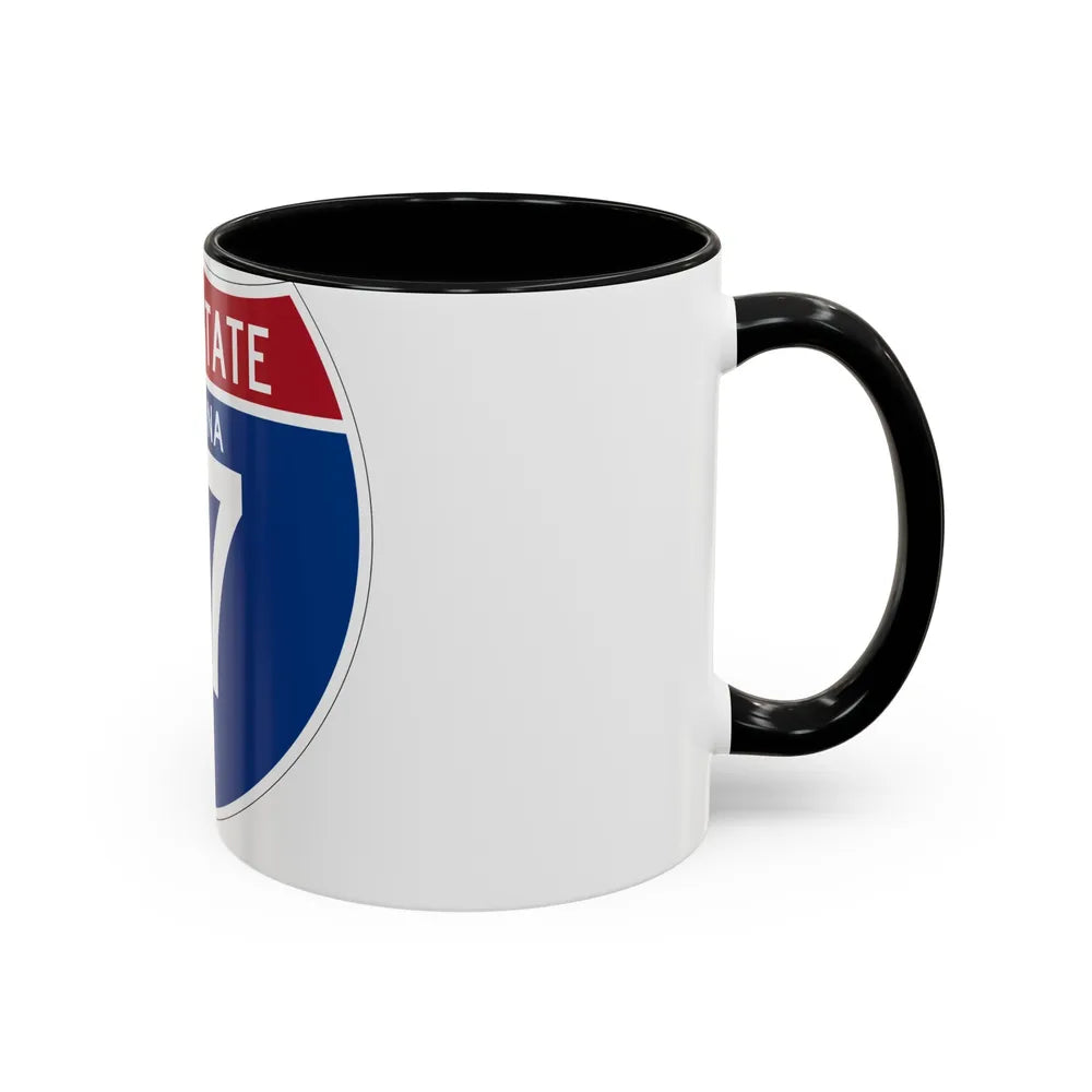 Interstate 17 (U.S. Highways) Accent Coffee Mug-Go Mug Yourself