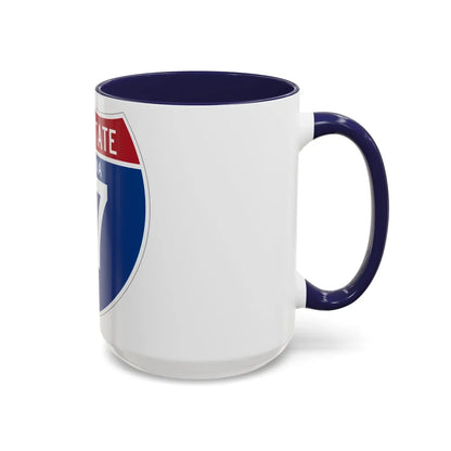 Interstate 17 (U.S. Highways) Accent Coffee Mug-Go Mug Yourself