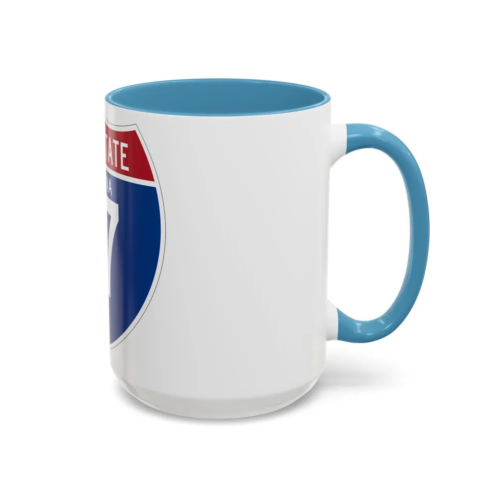 Interstate 17 (U.S. Highways) Accent Coffee Mug-Go Mug Yourself