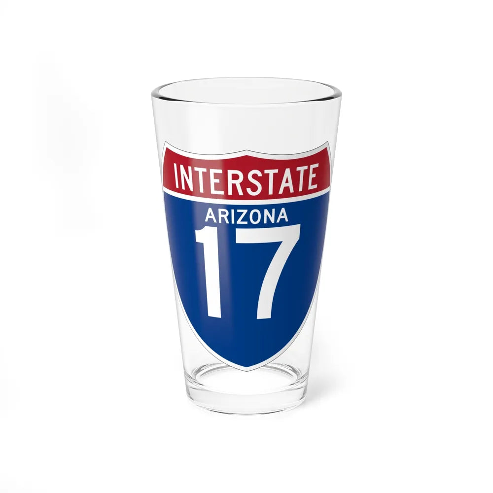 Interstate 17 (U.S. Highways) Pint Glass 16oz-16oz-Go Mug Yourself