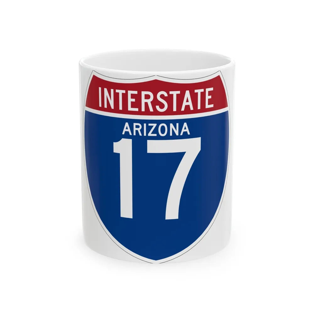 Interstate 17 (U.S. Highways) White Coffee Mug-11oz-Go Mug Yourself