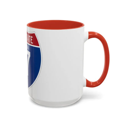Interstate 17 (U.S. Highways) Accent Coffee Mug - Go Mug Yourself