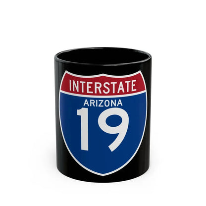Interstate 19 (U.S. Highways) Black Coffee Mug 11oz - Go Mug Yourself