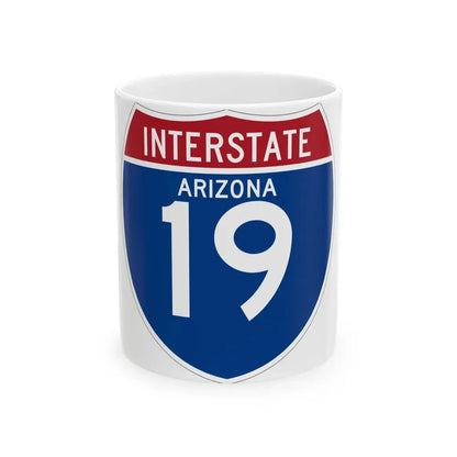 Interstate 19 (U.S. Highways) White Coffee Mug 11oz - Go Mug Yourself