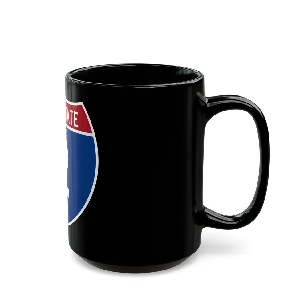 Interstate 2 (U.S. Highways) Black Coffee Mug-Go Mug Yourself