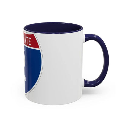 Interstate 2 (U.S. Highways) Accent Coffee Mug - Go Mug Yourself