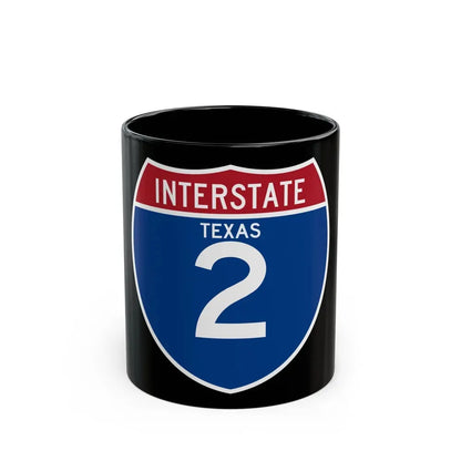 Interstate 2 (U.S. Highways) Black Coffee Mug 11oz - Go Mug Yourself