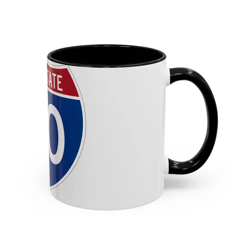 Interstate 20 (U.S. Highways) Accent Coffee Mug-Go Mug Yourself