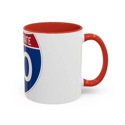 Interstate 20 (U.S. Highways) Accent Coffee Mug-Go Mug Yourself