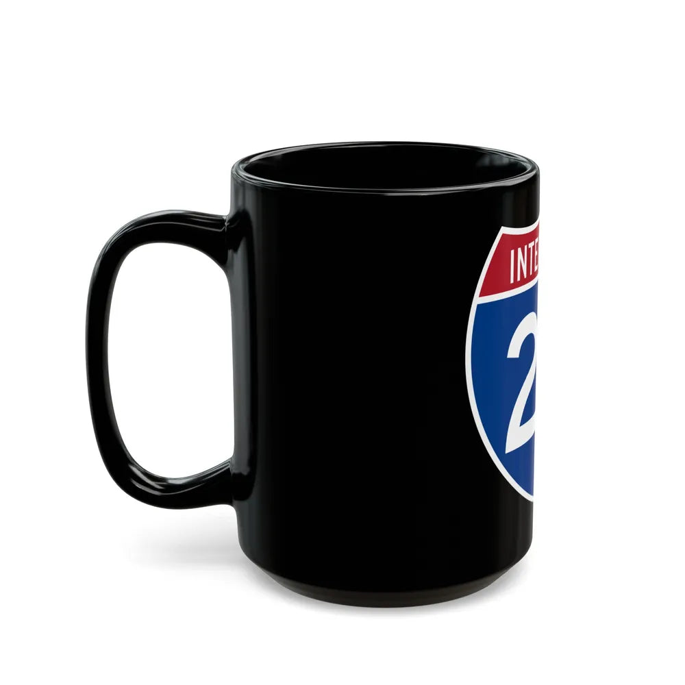 Interstate 20 (U.S. Highways) Black Coffee Mug-Go Mug Yourself