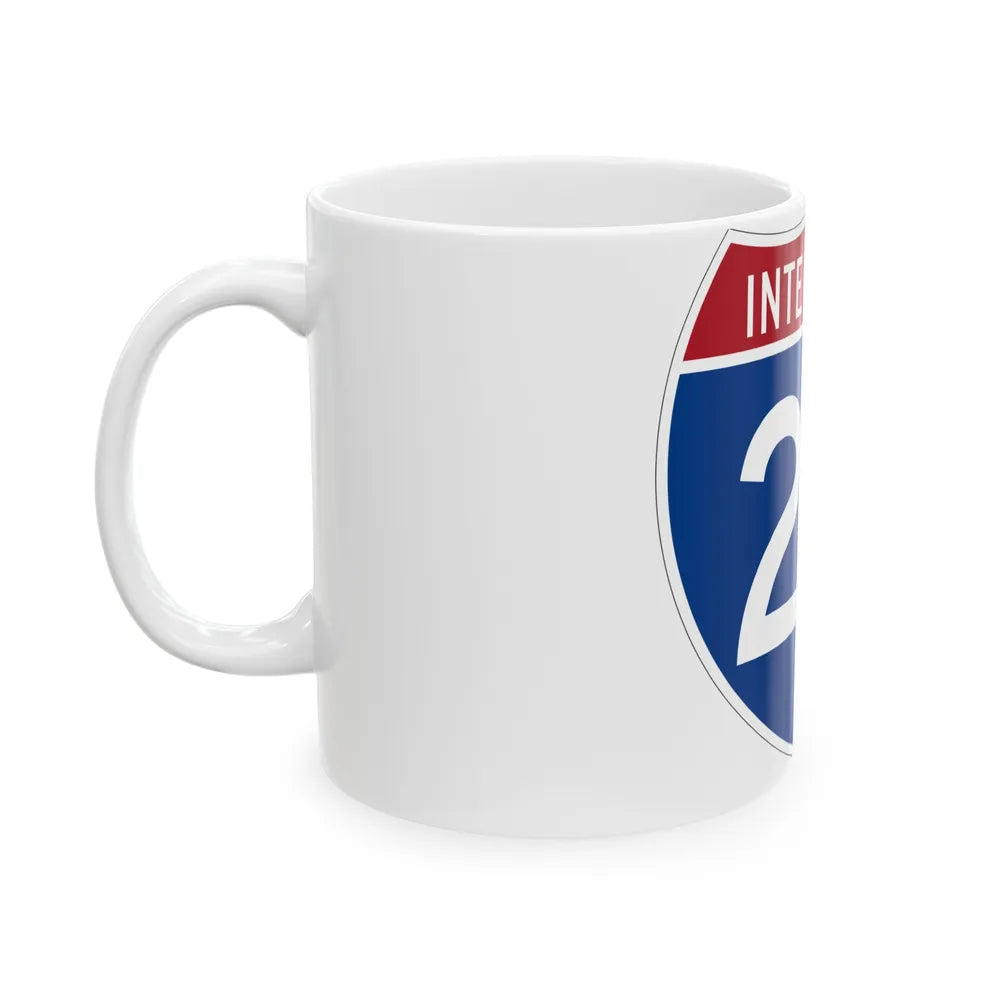 Interstate 20 (U.S. Highways) White Coffee Mug-Go Mug Yourself