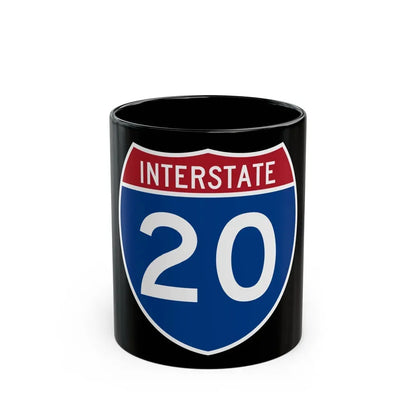 Interstate 20 (U.S. Highways) Black Coffee Mug 11oz - Go Mug Yourself