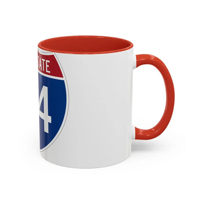 Interstate 24 (U.S. Highways) Accent Coffee Mug-Go Mug Yourself