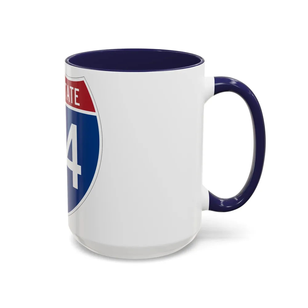 Interstate 24 (U.S. Highways) Accent Coffee Mug-Go Mug Yourself