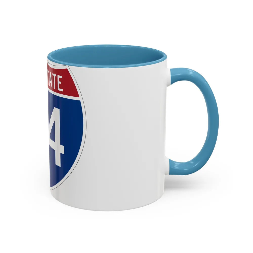 Interstate 24 (U.S. Highways) Accent Coffee Mug-Go Mug Yourself