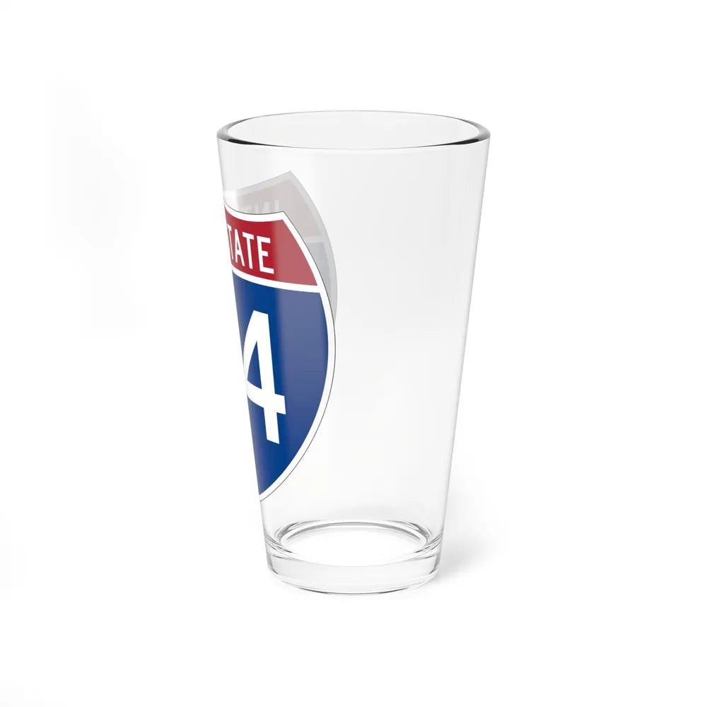 Interstate 24 (U.S. Highways) Pint Glass 16oz-Go Mug Yourself