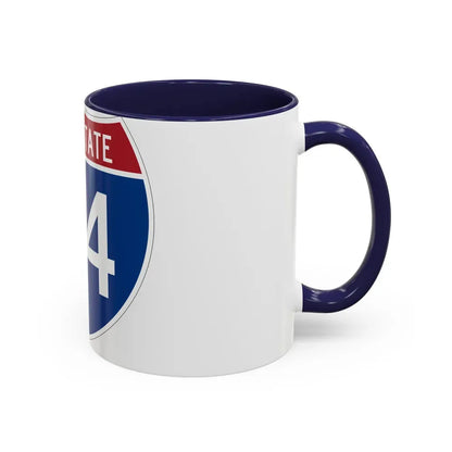 Interstate 24 (U.S. Highways) Accent Coffee Mug - Go Mug Yourself