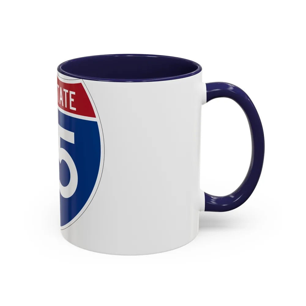 Interstate 25 (U.S. Highways) Accent Coffee Mug-Go Mug Yourself