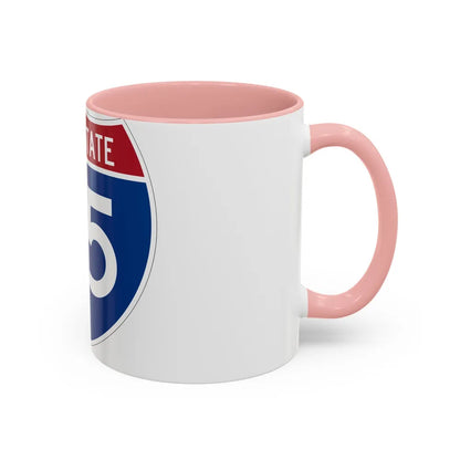 Interstate 25 (U.S. Highways) Accent Coffee Mug-Go Mug Yourself