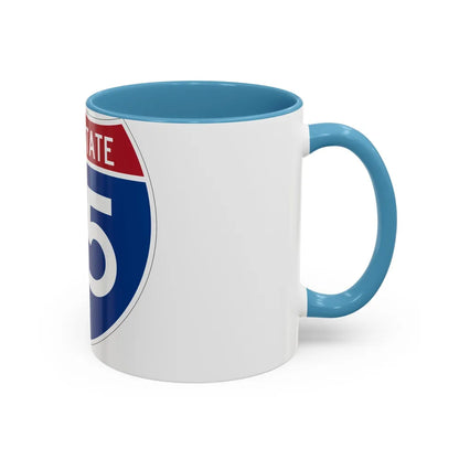 Interstate 25 (U.S. Highways) Accent Coffee Mug-Go Mug Yourself