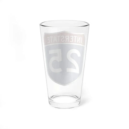 Interstate 25 (U.S. Highways) Pint Glass 16oz - Go Mug Yourself