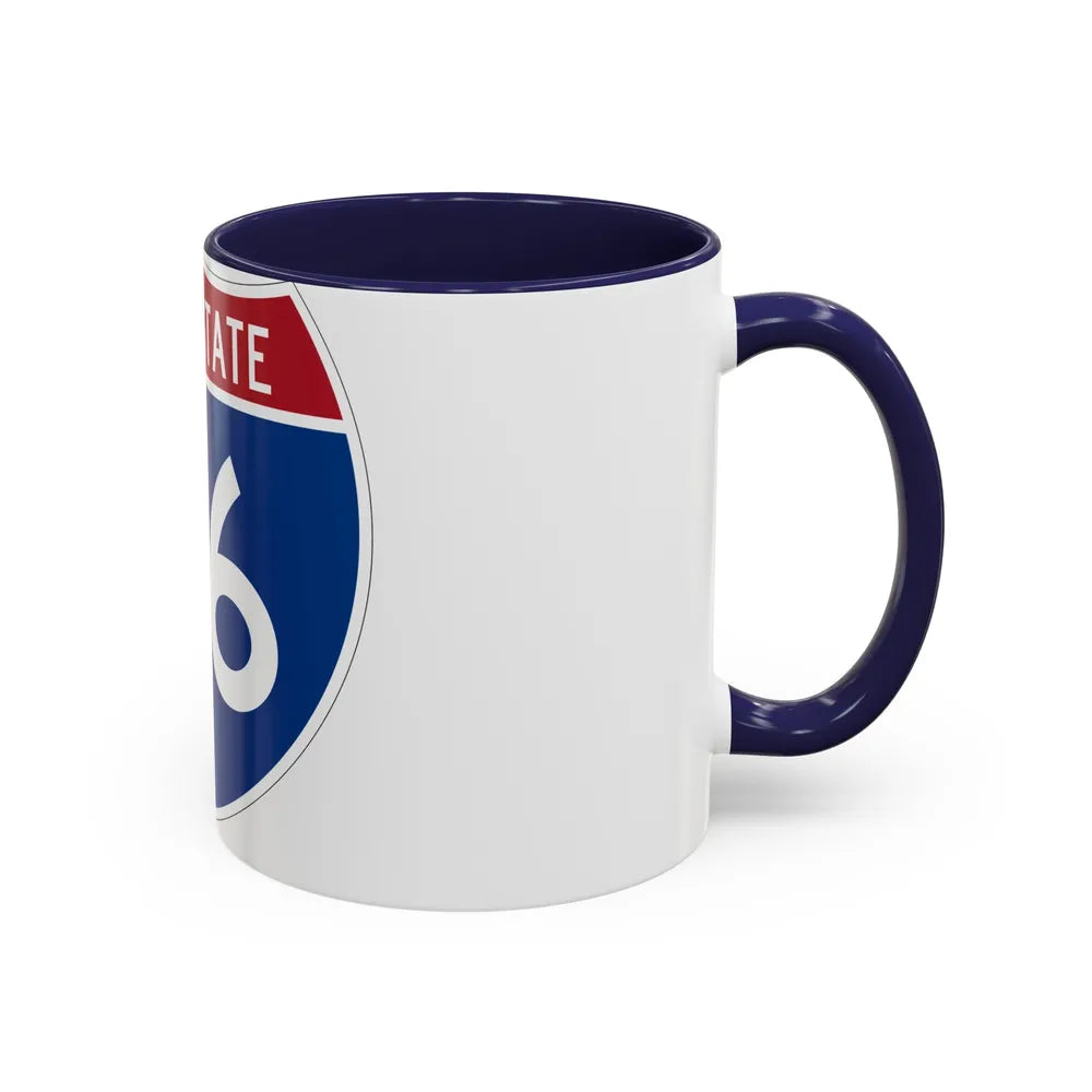 Interstate 26 (U.S. Highways) Accent Coffee Mug-Go Mug Yourself