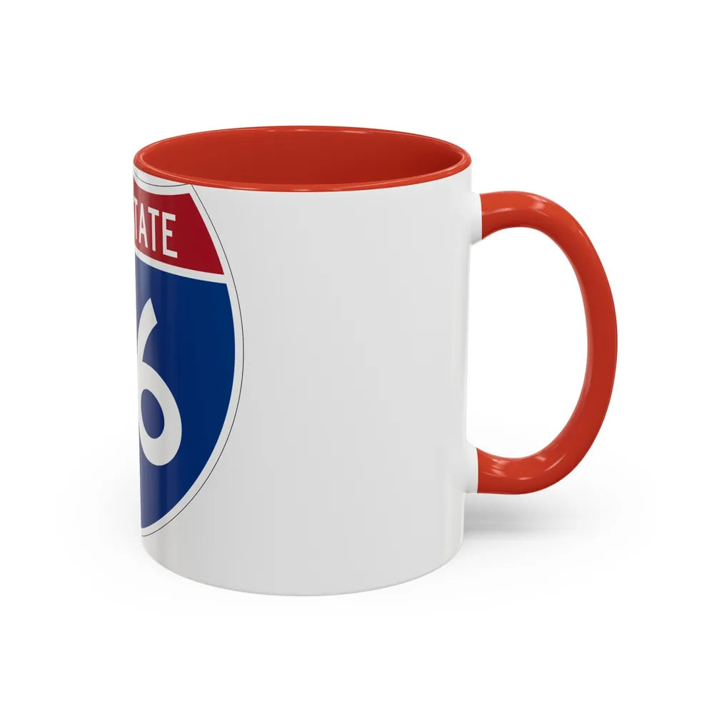 Interstate 26 (U.S. Highways) Accent Coffee Mug-Go Mug Yourself