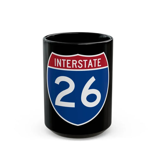 Interstate 26 (U.S. Highways) Black Coffee Mug 15oz - Go Mug Yourself