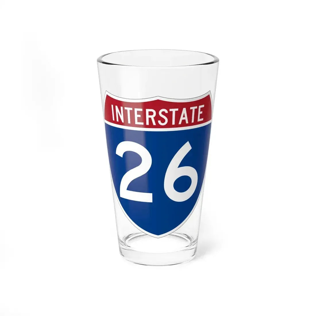 Interstate 26 (U.S. Highways) Pint Glass 16oz - Go Mug Yourself