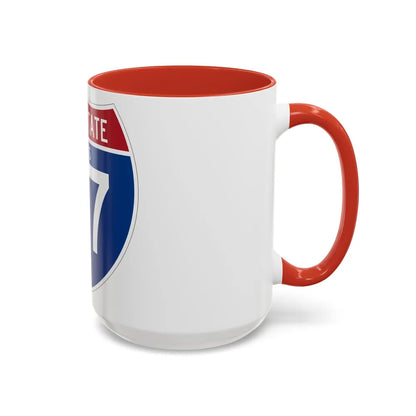 Interstate 27 (U.S. Highways) Accent Coffee Mug-Go Mug Yourself