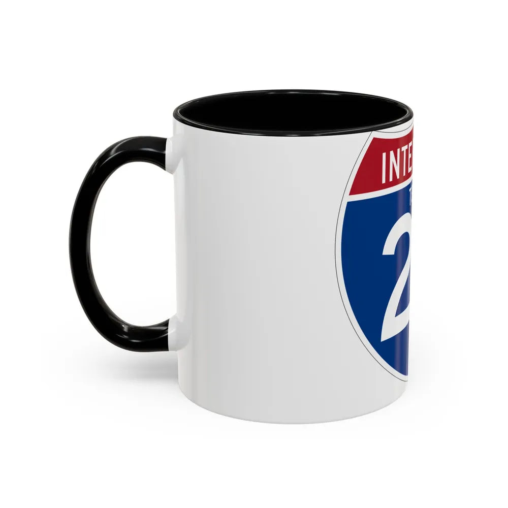 Interstate 27 (U.S. Highways) Accent Coffee Mug-Go Mug Yourself