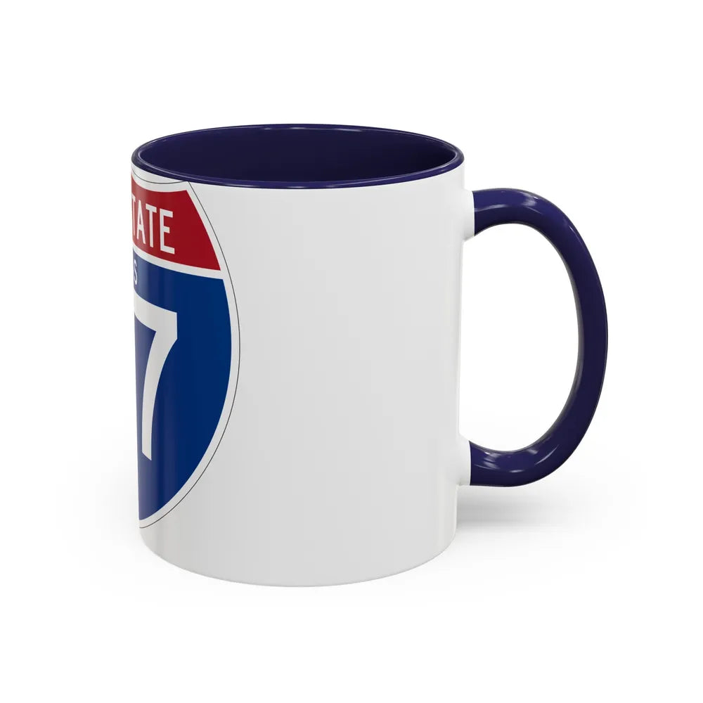 Interstate 27 (U.S. Highways) Accent Coffee Mug-Go Mug Yourself