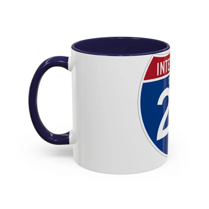 Interstate 27 (U.S. Highways) Accent Coffee Mug-Go Mug Yourself