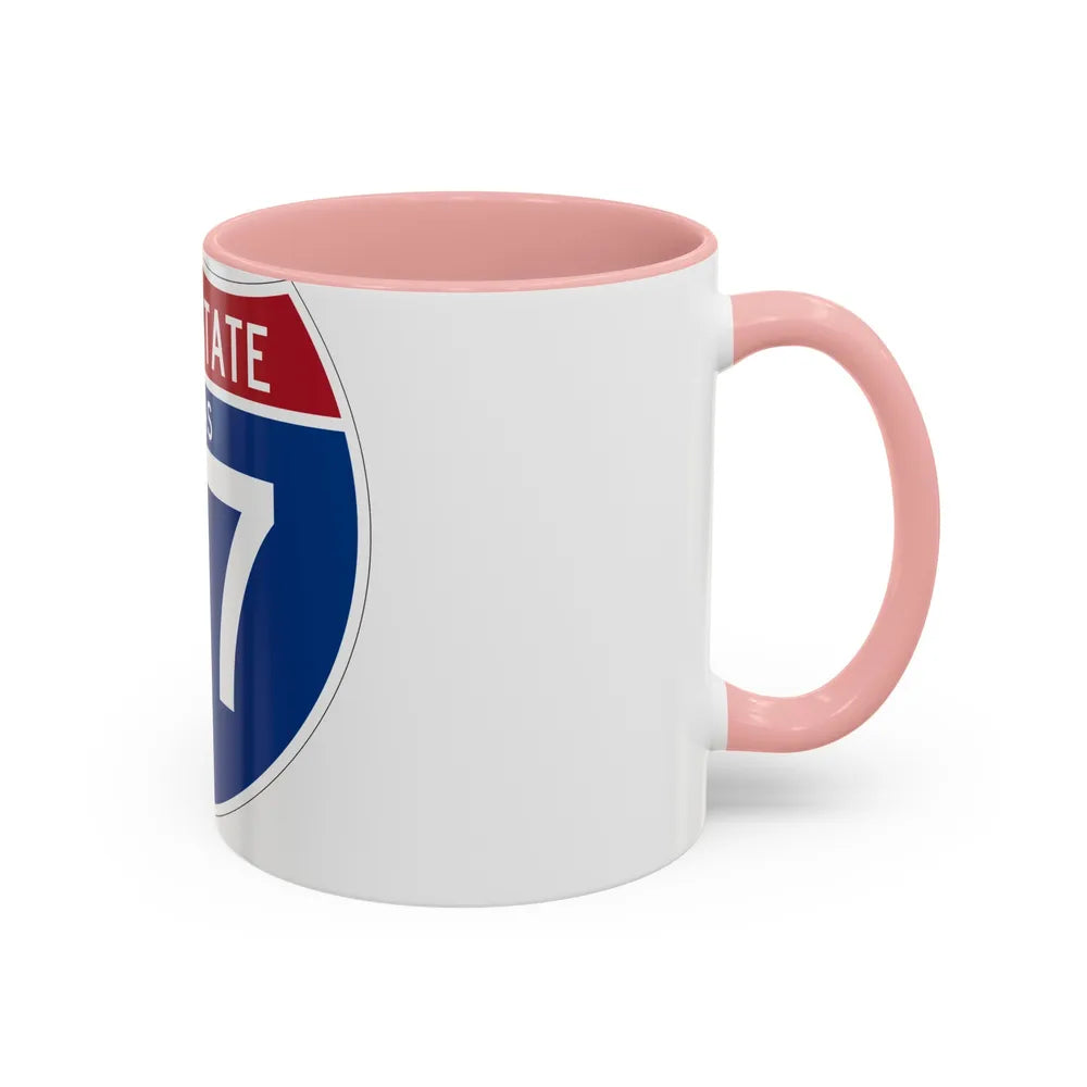 Interstate 27 (U.S. Highways) Accent Coffee Mug-Go Mug Yourself