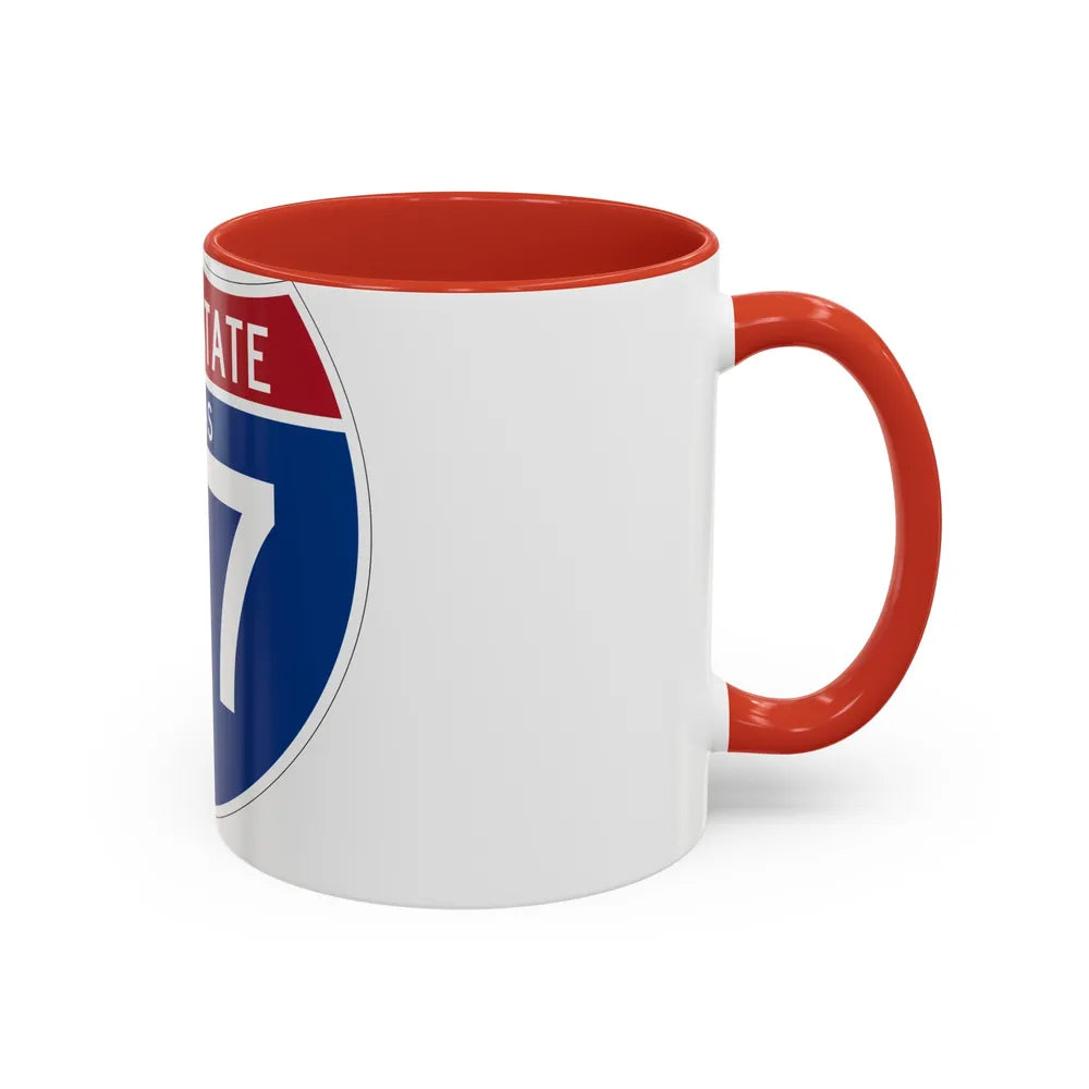 Interstate 27 (U.S. Highways) Accent Coffee Mug-Go Mug Yourself