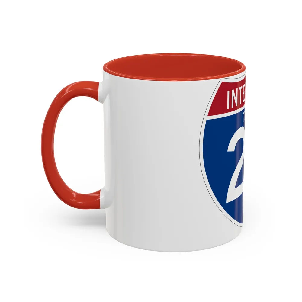 Interstate 27 (U.S. Highways) Accent Coffee Mug-Go Mug Yourself